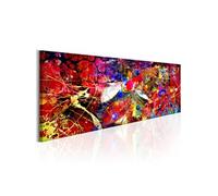 Tableau Imprimé "Red Forest" 45 x 135 cm