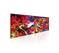 Tableau Imprimé "Red Forest" 50 x 150 cm