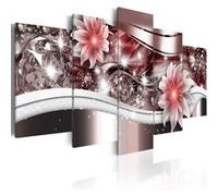 Tableau Imprimé "Red Gleam" 100 x 200 cm Multicolore G