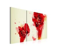 Tableau Imprimé "Regard sur la Rose" 60 x 90 cm