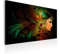 Tableau Imprimé "Reine de la Forêt" 40 x 60 cm Multicolore G