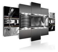 Tableau Rhythm of platinum-Taille L 100 x H 50 cm