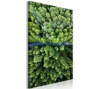 Tableau Imprimé "Road Through Forest" 40 x 60 cm