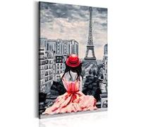 Tableau Imprimé "Romantic Paris" 60 x 90 cm Multicolore G