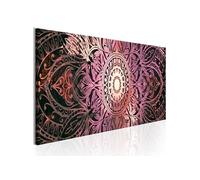Tableau Ruby Mandala-Taille L 120 x H 40 cm