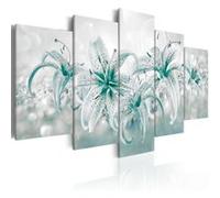 Tableau Imprimé "Sapphire Lilies" 50 x 100 cm Imprimé G