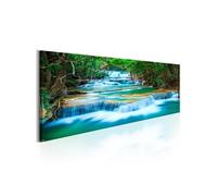 Tableau Imprimé "Sapphire Waterfalls" 40 x 120 cm Multicolore G