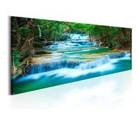 Tableau Imprimé "Sapphire Waterfalls" 40 x 120 cm Multicolore G