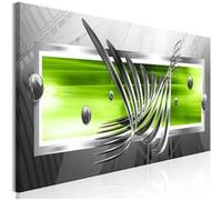 Tableau Imprimé "Silver Wings Narrow Green" 40 x 120 cm
