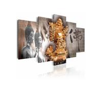 Tableau Imprimé "Smile To Buddha!" 100 x 200 cm