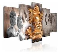 Tableau Imprimé "Smile To Buddha!" 100 x 200 cm Imprimé G