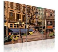 Tableau Imprimé "Soirée Calme à Paris" 40 x 60 cm Multicolore G