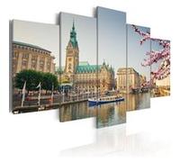 Tableau Imprimé "Spring in Hamburg" 100 x 200 cm Imprimé G
