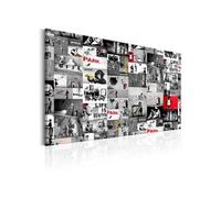 Tableau Imprimé "Street Art - Banksy" 80 x 120 cm