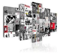Tableau Street Art: Banksy IV-Taille L 100 x H 50 cm Imprimé