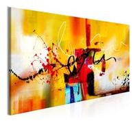Tableau Imprimé "Street Melodies Orange Wide" 60x120cm Multicolore G