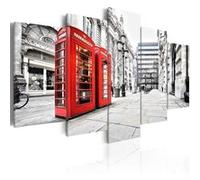 Tableau Imprimé "Street of London" 50 x 100 cm Multicolore G