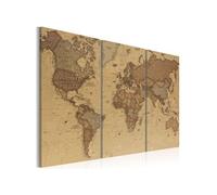 Tableau Imprimé "Stylish World Map" 60 x 90 cm