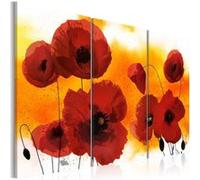 Tableau Imprimé "Sunny Afternoon & Poppies" 60 x 90 cm Multicolore G