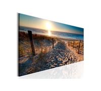 Tableau Imprimé "Sunset Path" 50 x 150 cm