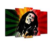 Tableau imprimé sur toile Art déco 70x50cm Musique Reggae n°H13M_PC5BB