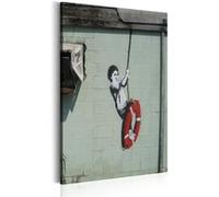 Tableau Imprimé "Swinger, New Orleans - Banksy" 60 x 90 cm Multicolore G