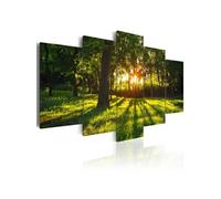 Tableau Imprimé "The Forest Reflection" 50 x 100 cm