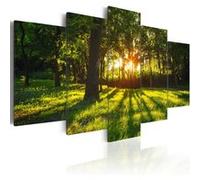 Tableau Imprimé "The Forest Reflection" 50 x 100 cm