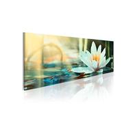 Tableau Imprimé "The Lake of Lotus" 45 x 135 cm