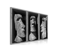 Tableau The Mystery of Easter Island-Taille L 90 x H 60 cm Imprimé