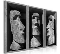 Tableau Imprimé "The Mystery of Easter Island" 60 x 90 cm Multicolore G