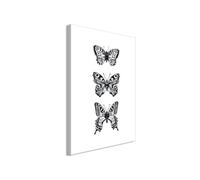 Tableau Imprimé "Three Butterflies" 80 x 120 cm