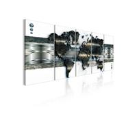 Tableau Imprimé "Three Dimensional Map" 90 x 225 cm Multicolore G