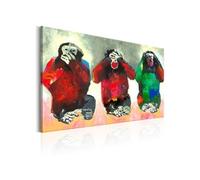 Tableau Imprimé "Three Wise Monkeys" 40 x 60 cm
