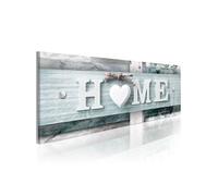 Tableau Imprimé "Turquoise Arrangement" 40 x 120 cm