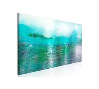 Tableau Imprimé "Turquoise Landscape Narrow" 50 x 150 cm Multicolore G