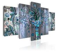 Tableau Imprimé "Twisted Tree" 50 x 100 cm Multicolore G