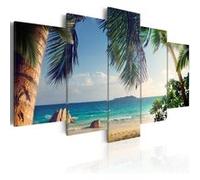 Tableau Imprimé "Under Palm Trees" 100 x 200 cm