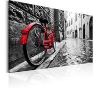 Tableau Imprimé "Vintage Red Bike" 80 x 120 cm Multicolore G