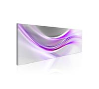 Tableau Imprimé "Violet Hope" 50 x 150 cm