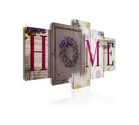 Tableau Imprimé "Welcome Home" 50 x 100 cm