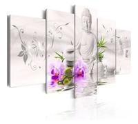Tableau Imprimé "White Buddha" 100 x 200 cm
