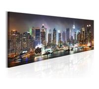 Tableau White reflections in New York-Taille L 120 x H 40 cm Imprimé
