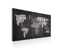 Tableau - World Map: Mundo Negro - 120x80 (10893)