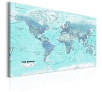 Tableau - World Map: Sky Blue World - 120x80 (10929)