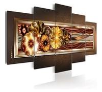 Tableau In golden waves-Taille L 100 x H 50 cm