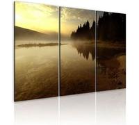 Tableau In the evening, by the lake-Taille L 60 x H 40 cm