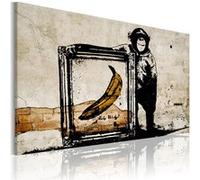 Tableau - Inspired by Banksy - sepia - 120x80 Artgeist (5282) G