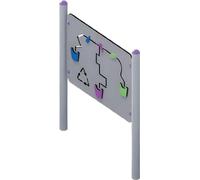 Tableau Jeux de réflexion Jeux de rhétorique pour aire de jeux Tableaux de dessin Jouets d'extérieur
