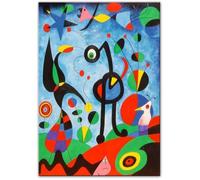 Tableau - Joan Miro - Le Jardin 1925 - Peinture abstraite - Multicolore - 40x60cm